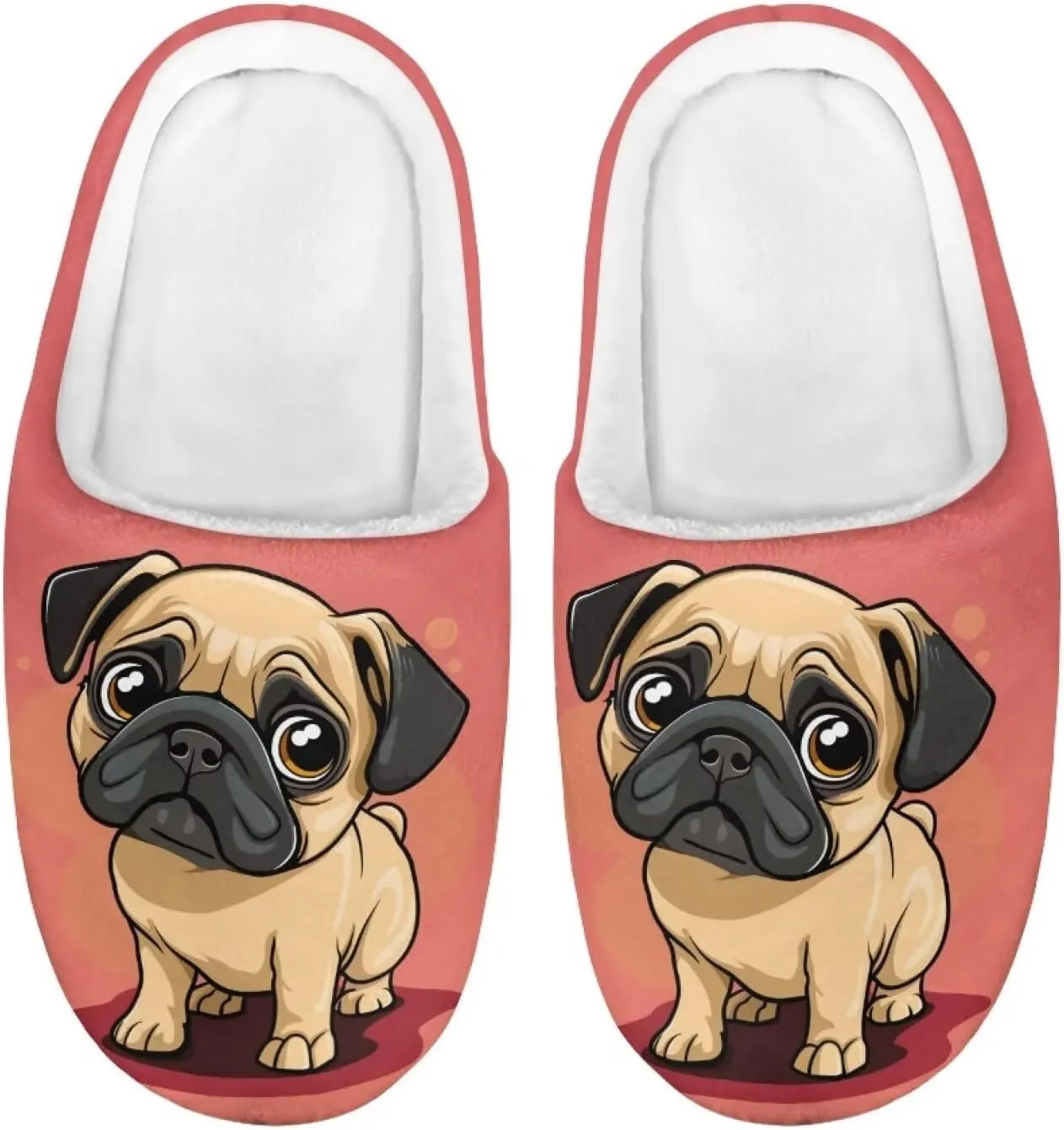 Kids Slippers Anti-slip Plush Slippers Cozy House Slippers Winter Bedroom Slippers for Home