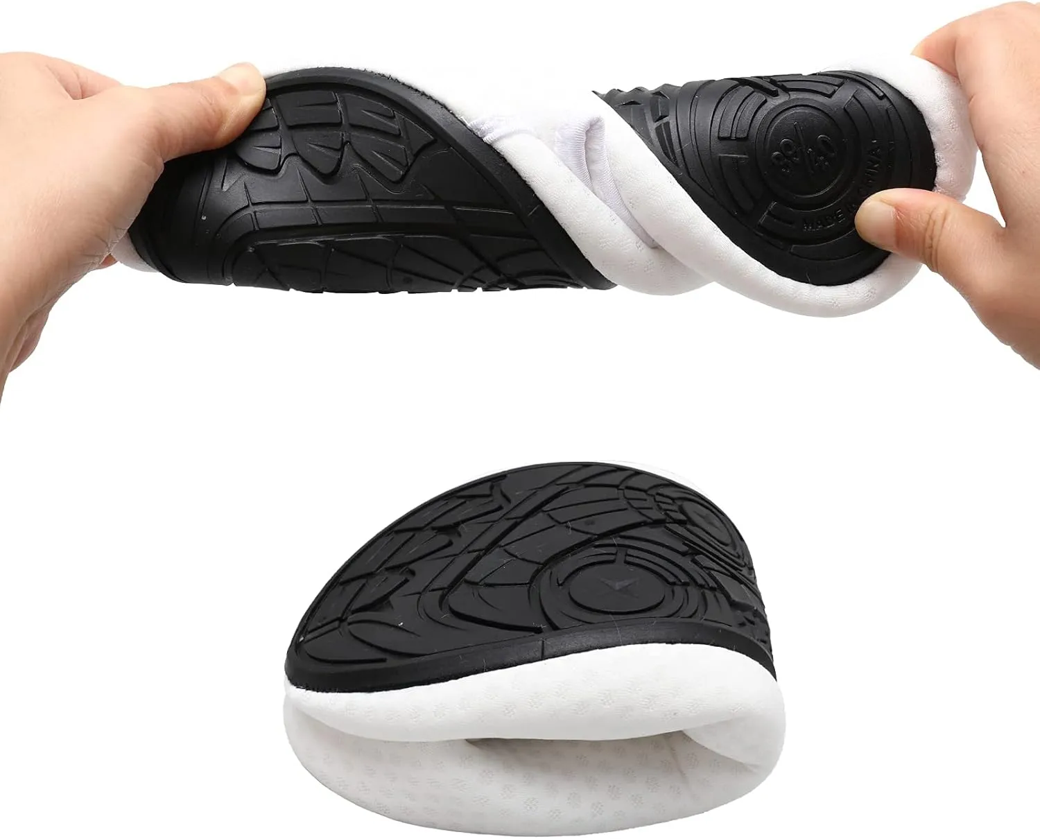 L-RUN Womens Mens House Slippers Indoor Home Shoes Warm Barefoot Slippers Outdoor House Shoes Anti-slip