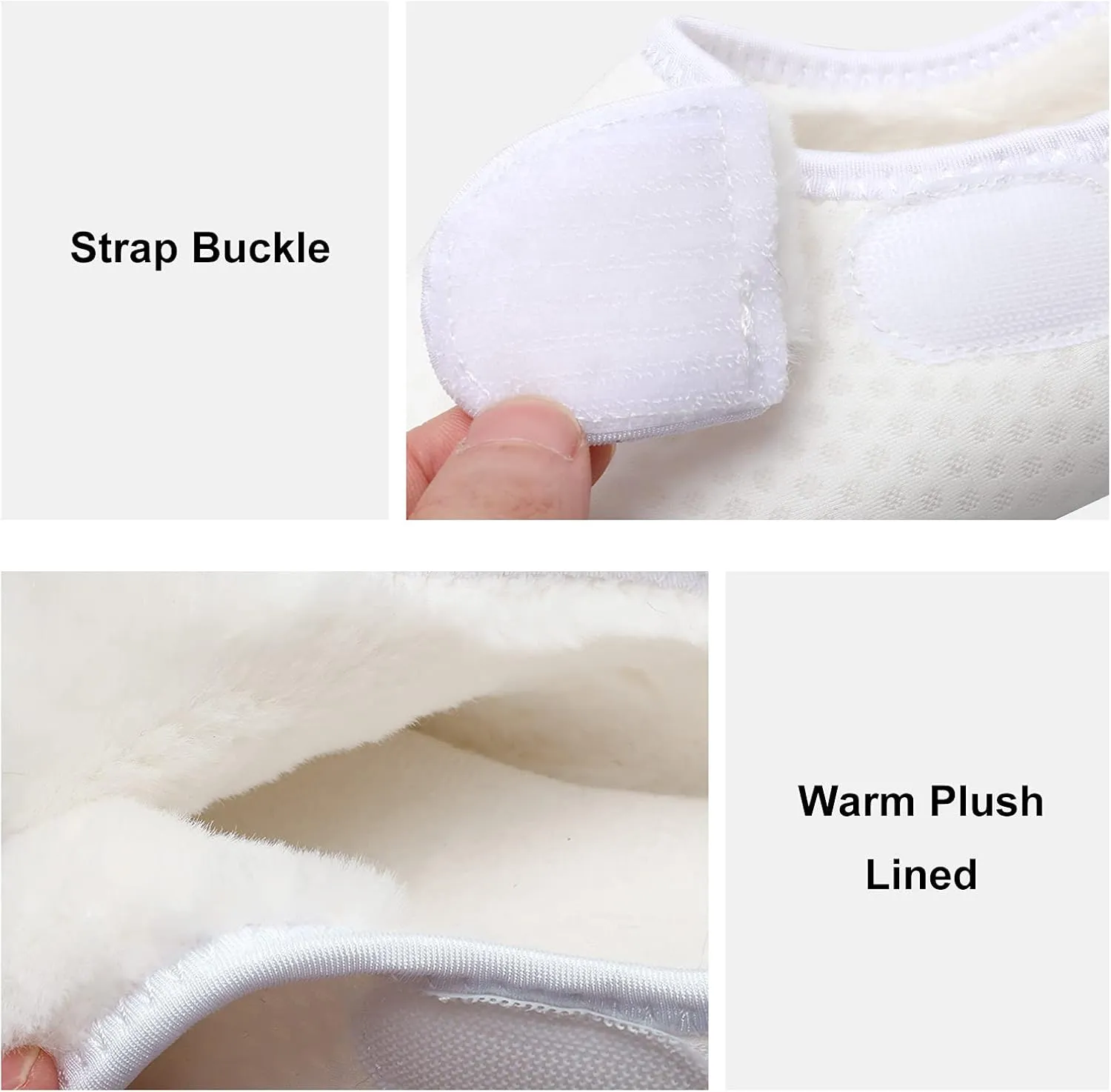L-RUN Womens Mens House Slippers Indoor Home Shoes Warm Barefoot Slippers Outdoor House Shoes Anti-slip