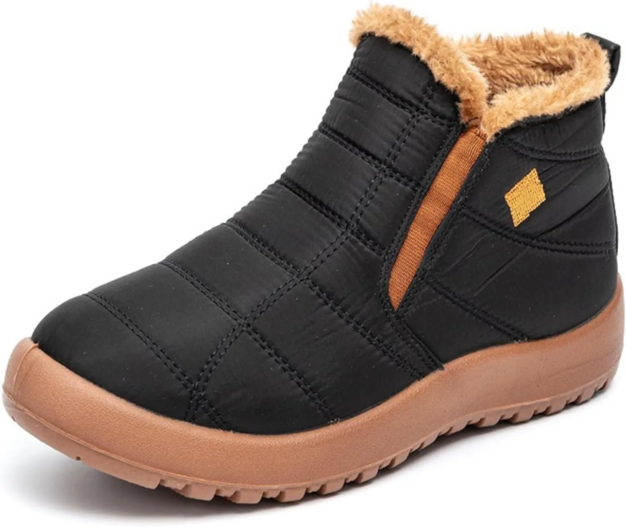 Lausiuoe Snow Boots For Women Waterproof Insulated Non Slip Winter Warm Lining Comfortable Ankle Booties Walking Shoes