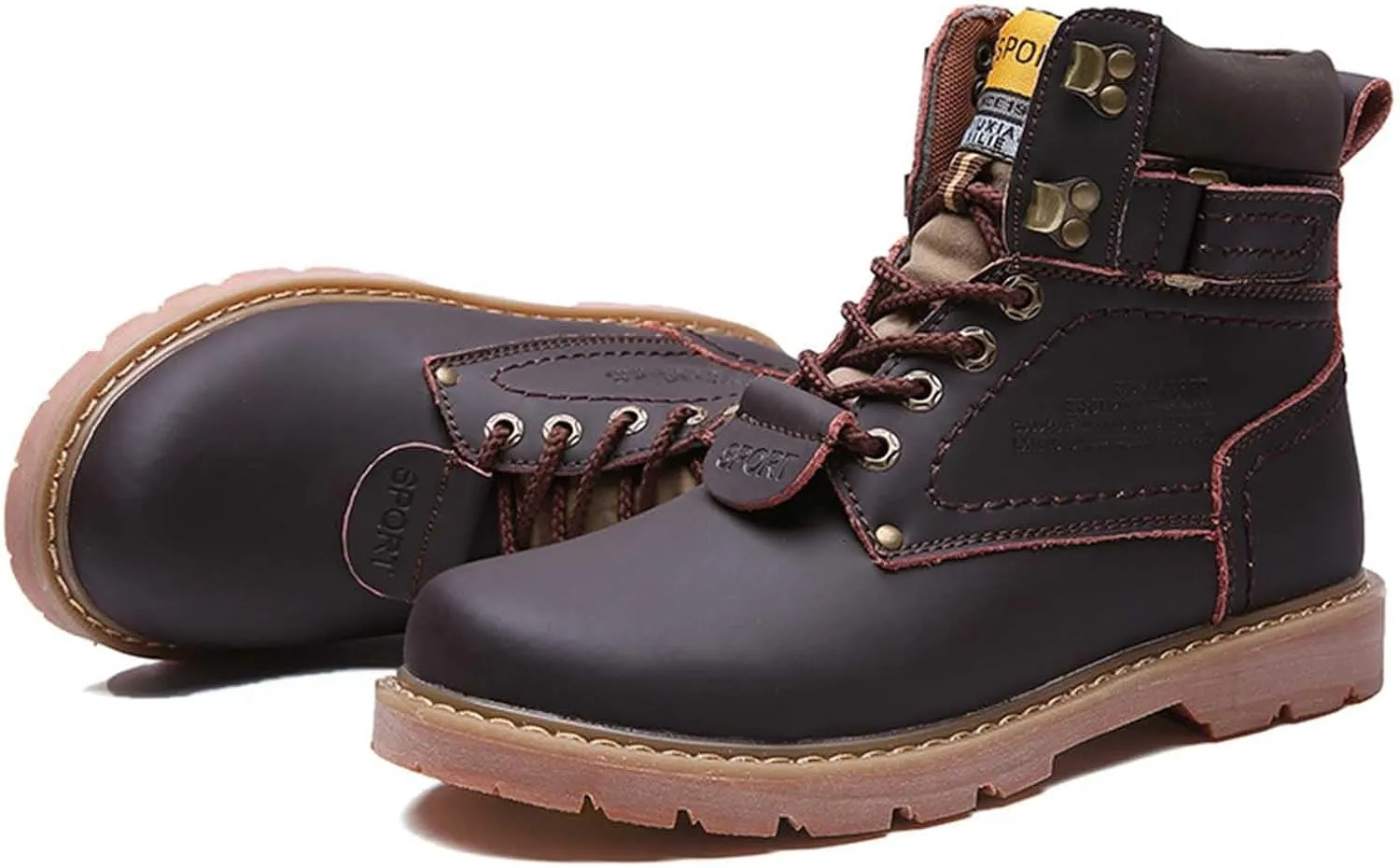 Men Work Boots Non Steel Toe Hiking Sneakers Ankle Booties Women Safety Shoes Waterproof Outdoor Botas Waterproof Soft Toe Work Hike Grounded Footwear