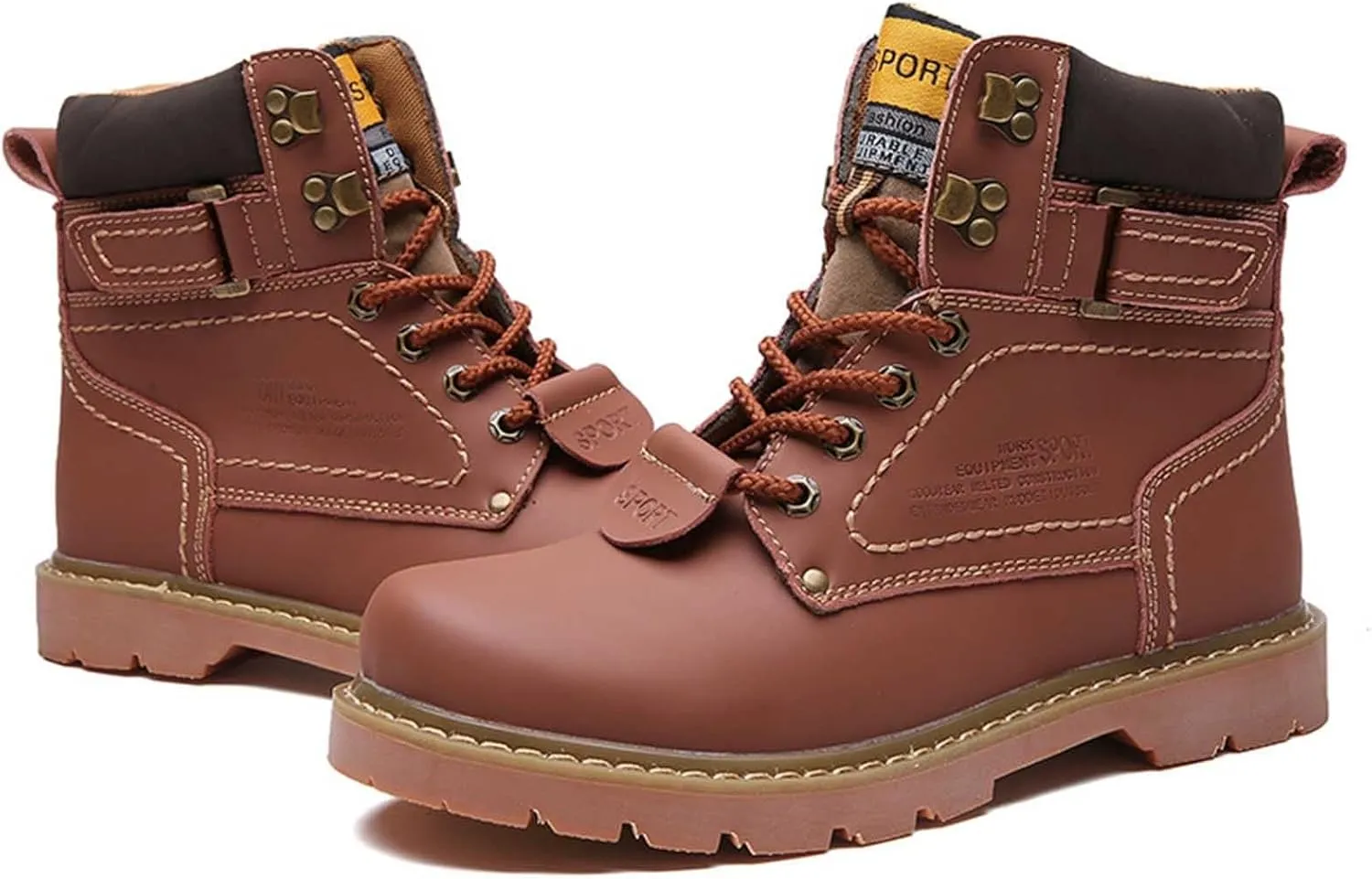 Men Work Boots Non Steel Toe Hiking Sneakers Ankle Booties Women Safety Shoes Waterproof Outdoor Botas Waterproof Soft Toe Work Hike Grounded Footwear