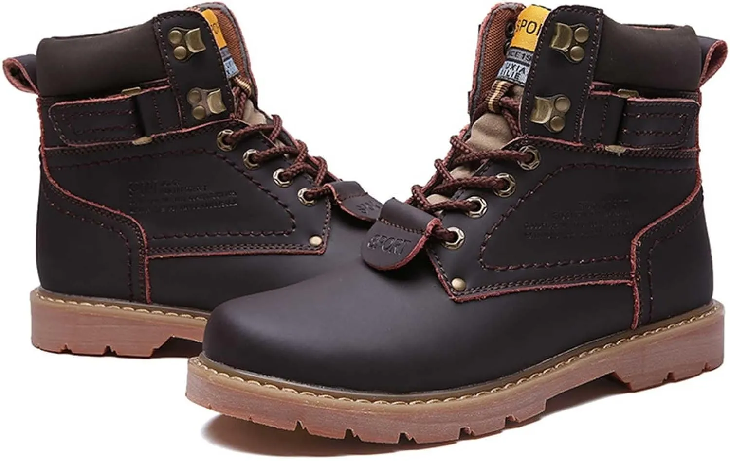 Men Work Boots Non Steel Toe Hiking Sneakers Ankle Booties Women Safety Shoes Waterproof Outdoor Botas Waterproof Soft Toe Work Hike Grounded Footwear
