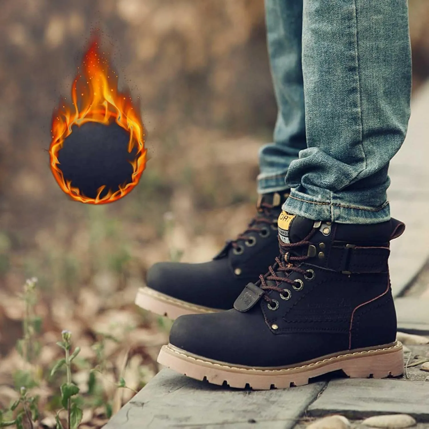 Men Work Boots Non Steel Toe Hiking Sneakers Ankle Booties Women Safety Shoes Waterproof Outdoor Botas Waterproof Soft Toe Work Hike Grounded Footwear