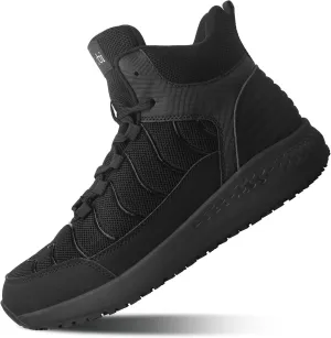 Men's Slip Resistant Waterproof Boots - Breathable Mesh & Ankle Support for Restaurant, Casual, Hiking & Work - Zapatos Trabajo.