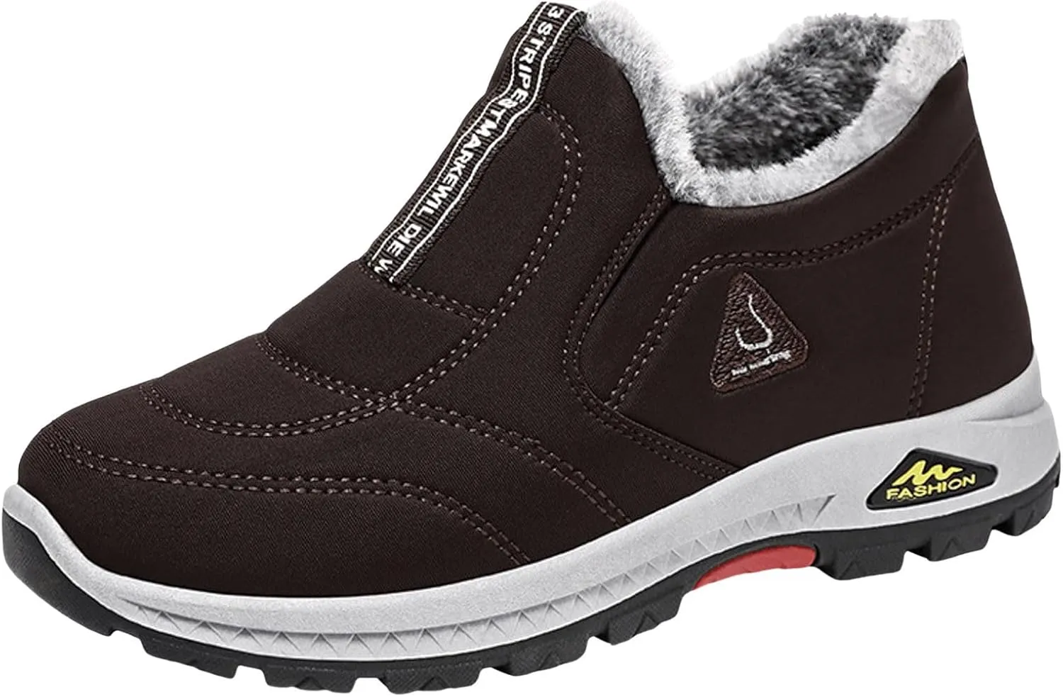 Men's Winter Boots, Waterproof Insulated Fur Boots Warm Insulated Boots Outdoor Work Boots Women's Winter Boots