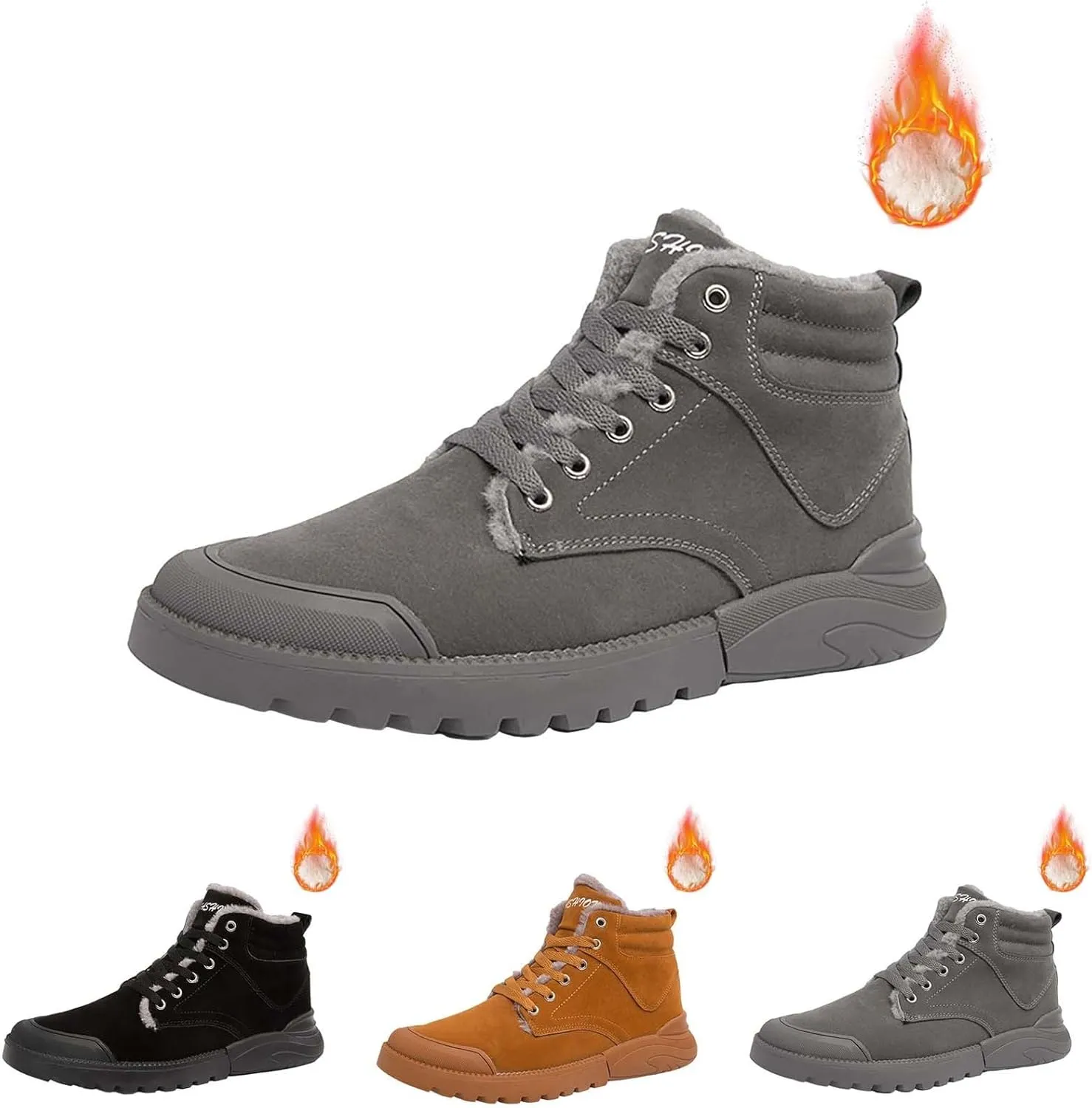 Mens Work Boots Composite Hiking Sneakers Warm Ankle Womens Workout Shoes Insulated Composite Safety Toe Waterproof Industrial Casual Hike Grounded Footwear