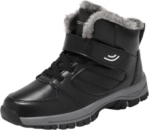 Men's Work Boots Composite Toe Hiking Sneakers Warm Ankle Workout Shoes for Women Slip Resistant Non Slip Shoes Food Service Waterproof Hike Grounded Footwear