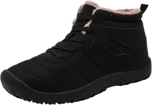 Men's Work Boots Non Steel Toe Hiking Sneakers Warm Ankle Womens Safety Toe Shoes Business Casual Platform Shoes Slip Resistant Safety Hike Grounded Footwear