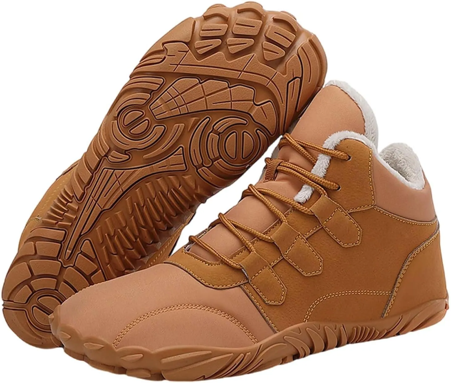 Men's Work Boots Wide Width Hiking Sneakers Shoes Warm Women Working Shoes Nonslip Winter Outdoor Botas Waterproof Non Slip Hike Grounded Footwear