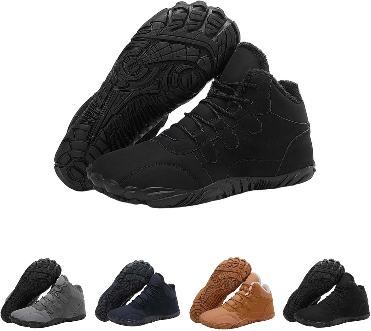 Men's Work Boots Wide Width Hiking Sneakers Shoes Warm Women Working Shoes Nonslip Winter Outdoor Botas Waterproof Non Slip Hike Grounded Footwear
