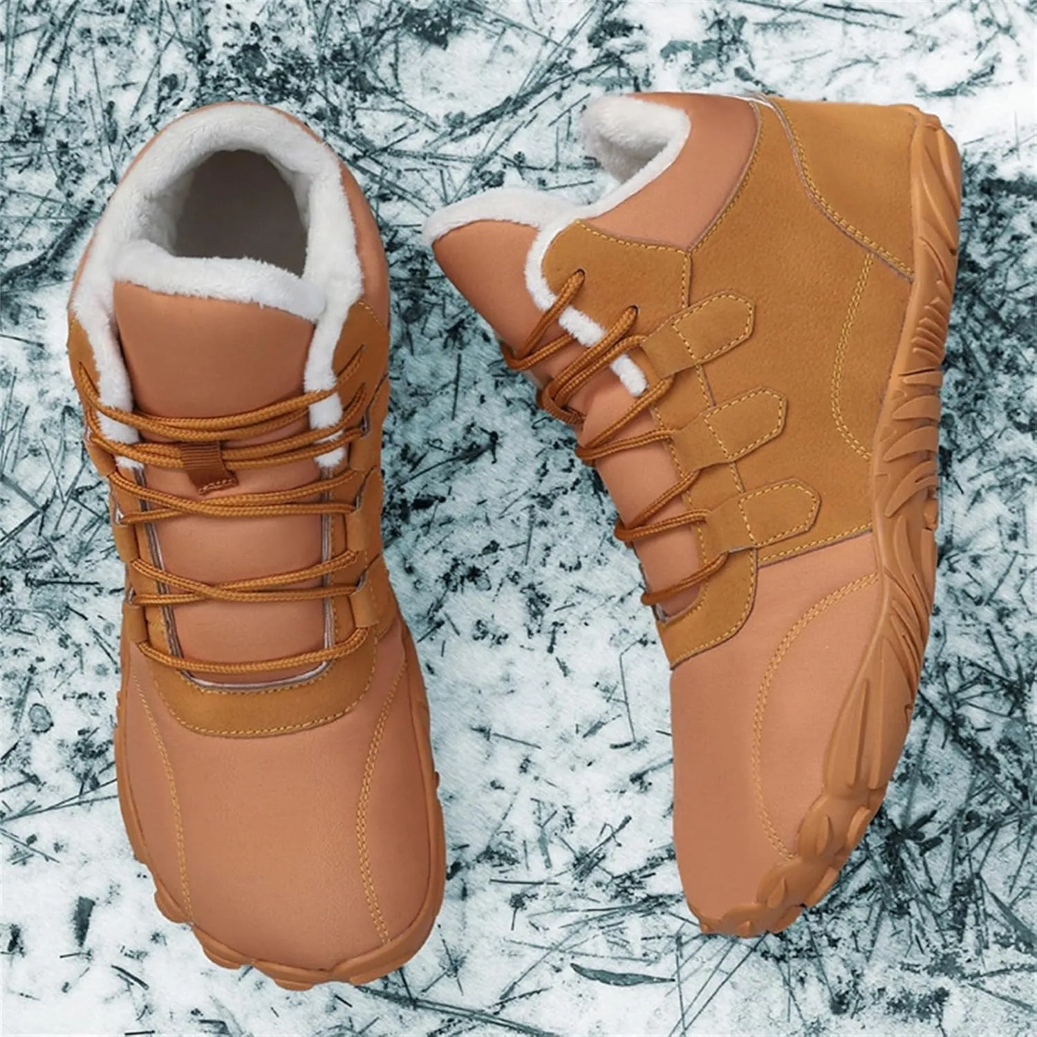 Men's Work Boots Wide Width Hiking Sneakers Shoes Warm Women Working Shoes Nonslip Winter Outdoor Botas Waterproof Non Slip Hike Grounded Footwear