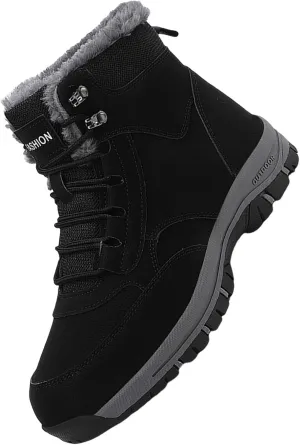 Men's Work Boots with Zipper Hiking Sneakers Boot with Comfort Womens Working Shoes Business Casual Wide Outdoor Shoes Slip on Loafers Hike Grounded Footwear