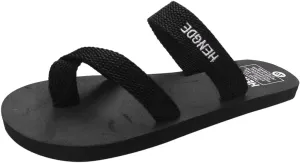 peqiut Sandals for Women Solid Color Beach Flat Flip Flops Summer Casual Womens Sandals
