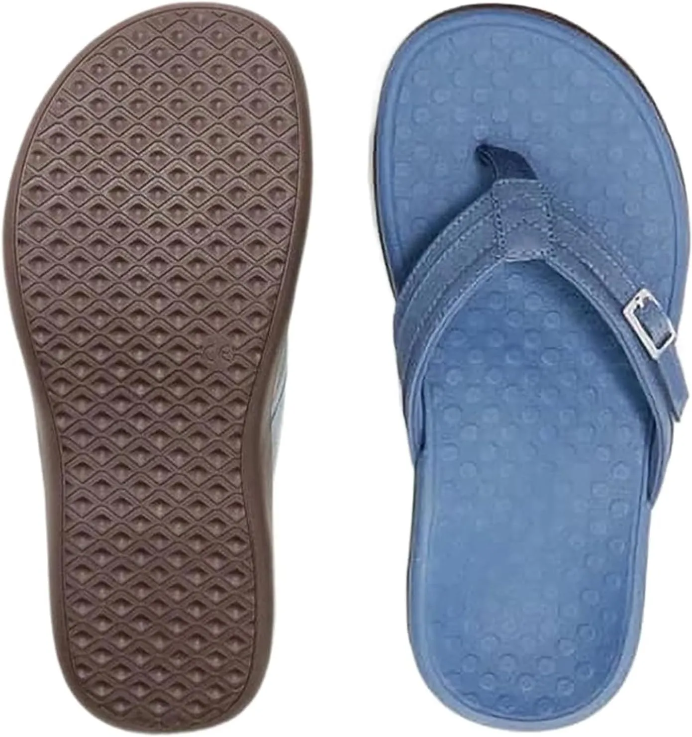 Plantar Fasciitis Feet Sandal with Arch Support Orthotic Flip Flops for Flat Orthopedic Comfortable Feet Heel Pain for Women Walking Beach River Pool Casual Flat Flip-Flops Slippers