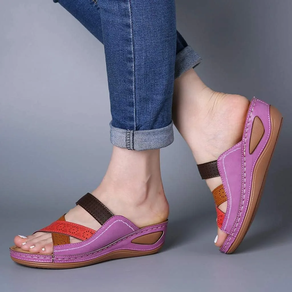 Sandals for Women Dressy Summer Women's Bohemia Dressy Summer Sandals Flat Gladiator Sandals Open Toe Dress Shoes