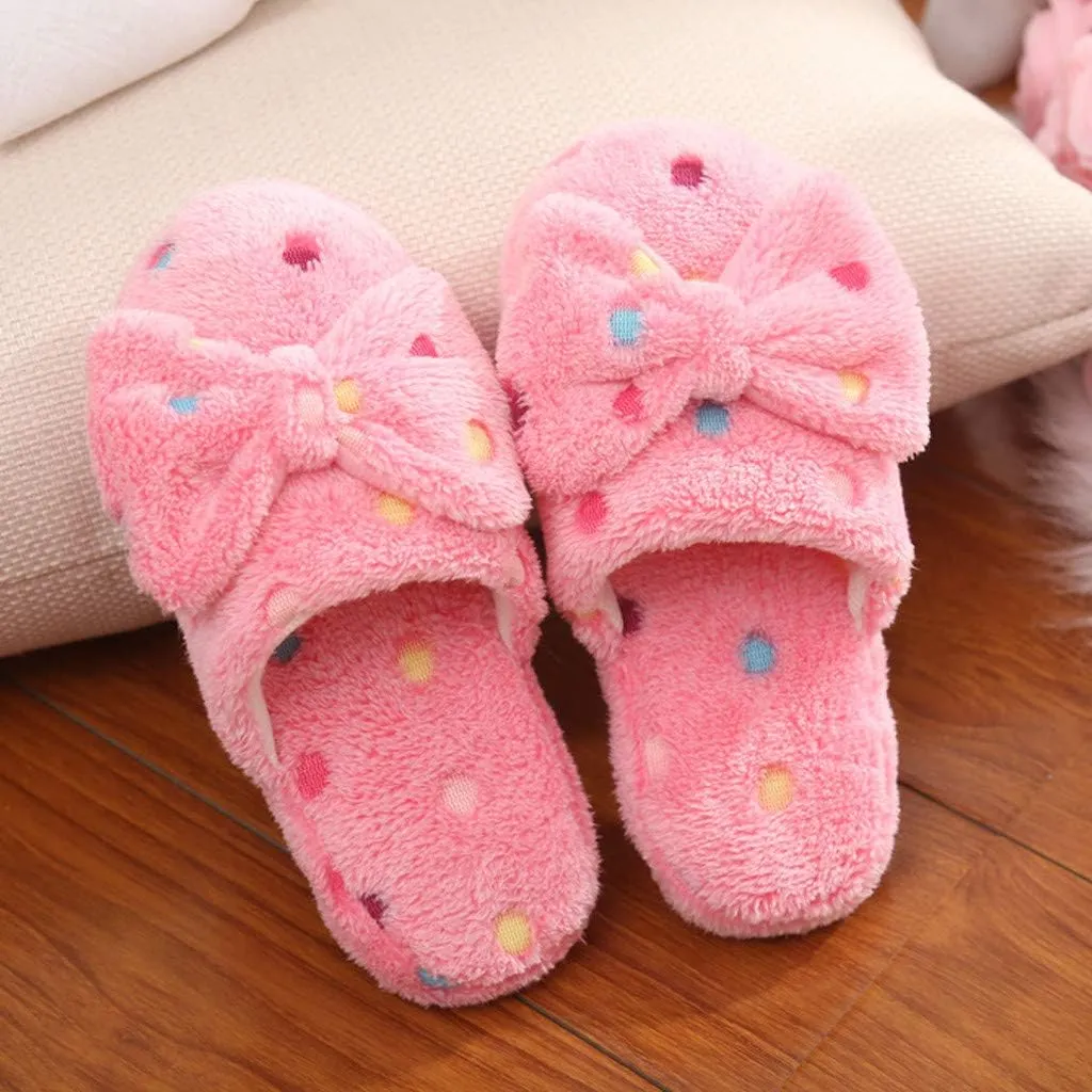 Slippers for Women Indoor Comfy Warm Plush Slip-On House Slipper Indoor and Outdoor Men Fluffy Cute Slippers