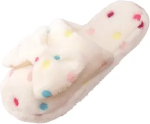 Slippers for Women Indoor Comfy Warm Plush Slip-On House Slipper Indoor and Outdoor Men Fluffy Cute Slippers