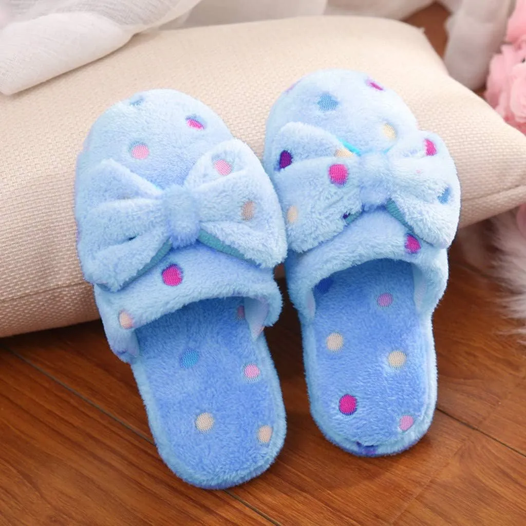 Slippers for Women Indoor Comfy Warm Plush Slip-On House Slipper Indoor and Outdoor Men Fluffy Cute Slippers