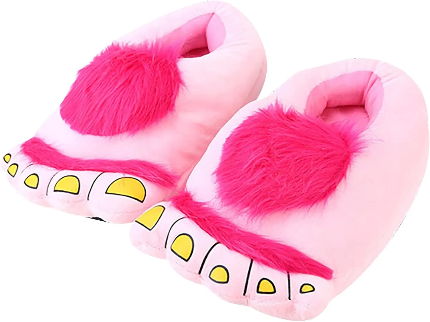Slippers for Women Indoor Cute Animal Plush Flip Flop Cozy Memory Foam Open Toe Indoor House Shoes
