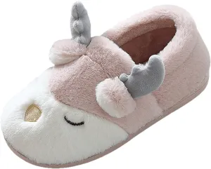 Slippers for Women Memory Foam,Fuzzy Slippers Boots Cozy Faux Fur House Shoes Rubber Sole Anti-Skid for Indoor Outdoor Use