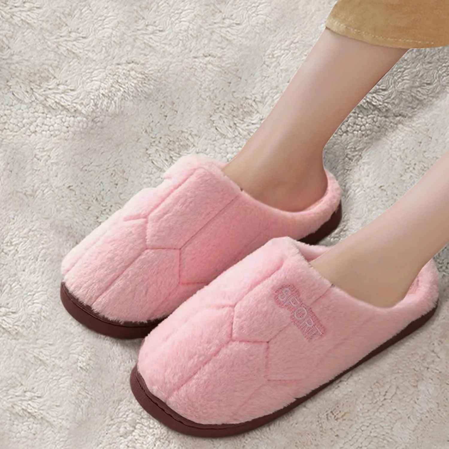 Slippers for Women, Womens Cute Fuzzy Slippers Soft Orthopedic Slippers Memory Foam House Slippers Indoor and Outdoor