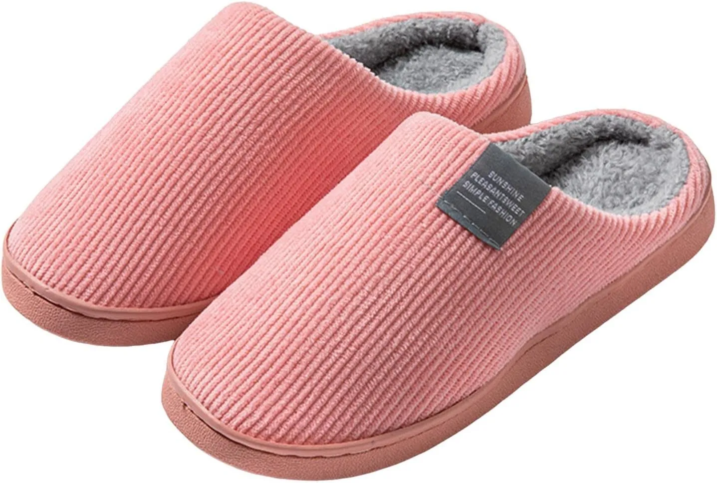Slippers for Women, Women's Fuzzy Slippers Warm Cozy Soft Lightweight Memory Foam House Slippers Indoor and Outdoor