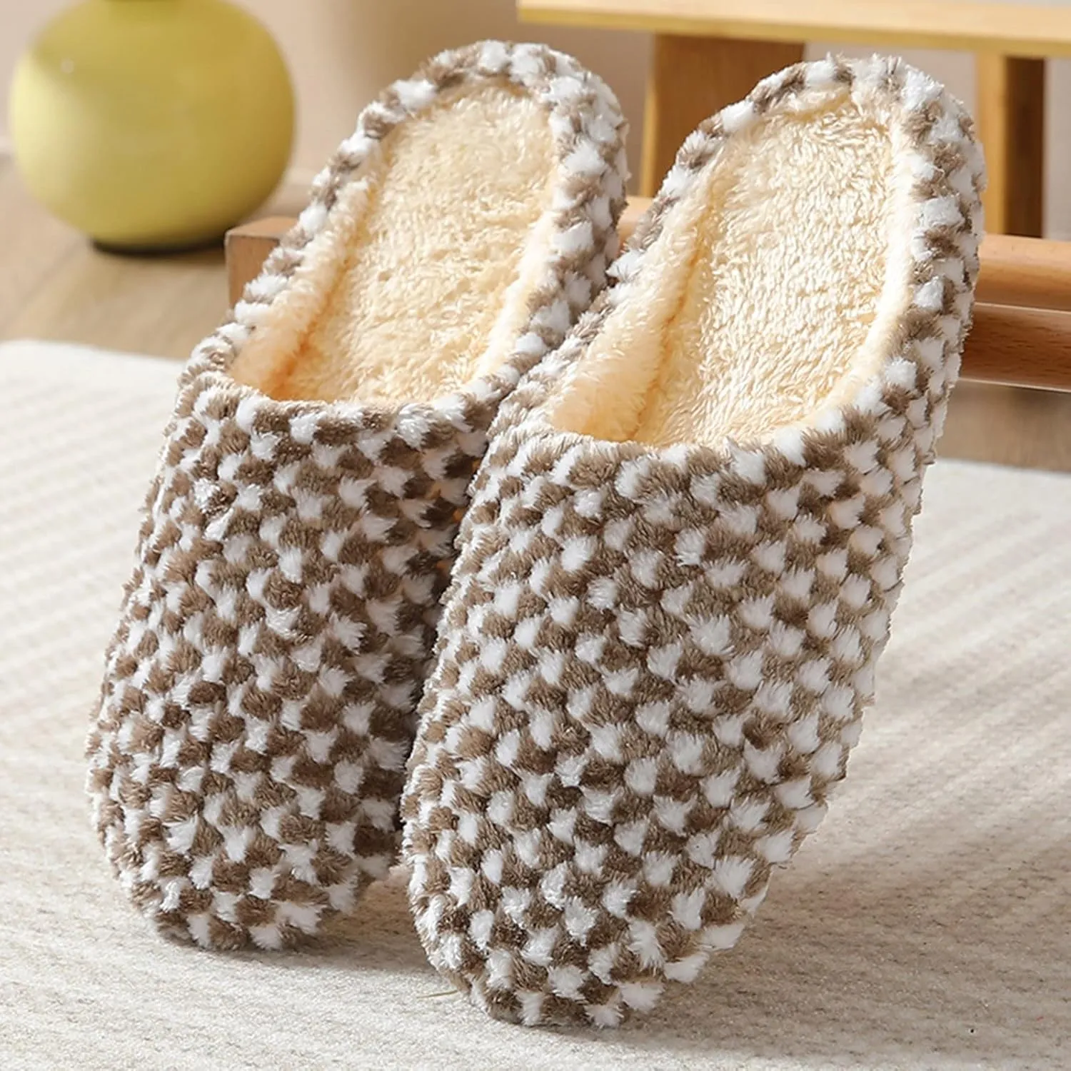 Slippers for Women, Women's House Slippers Warm Cozy Lightweight Bedroom Slippers Memory Foam Fuzzy Slippers Indoor