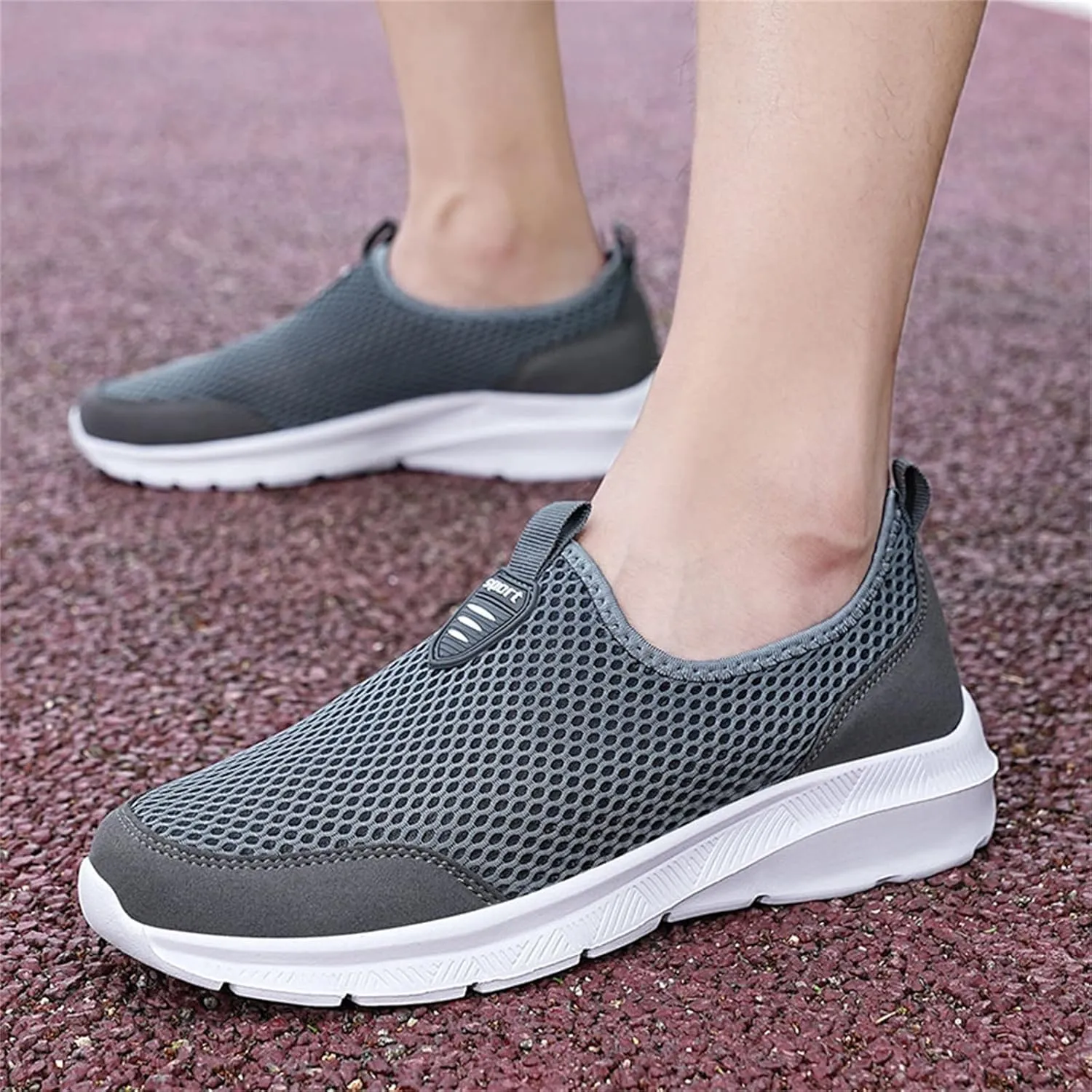 Sneakers for Men Work Shoes Lightweight Comfortable Sneakers Slip-Resistant Composite Toe Shoes