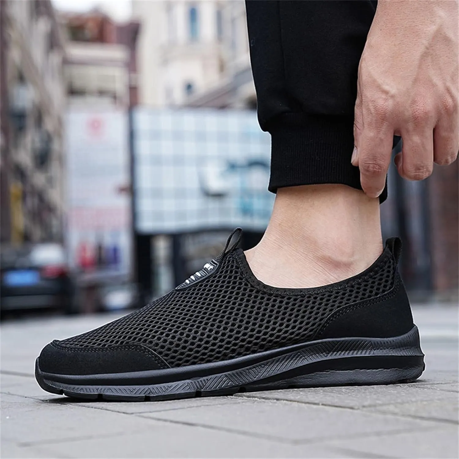 Sneakers for Men Work Shoes Lightweight Comfortable Sneakers Slip-Resistant Composite Toe Shoes