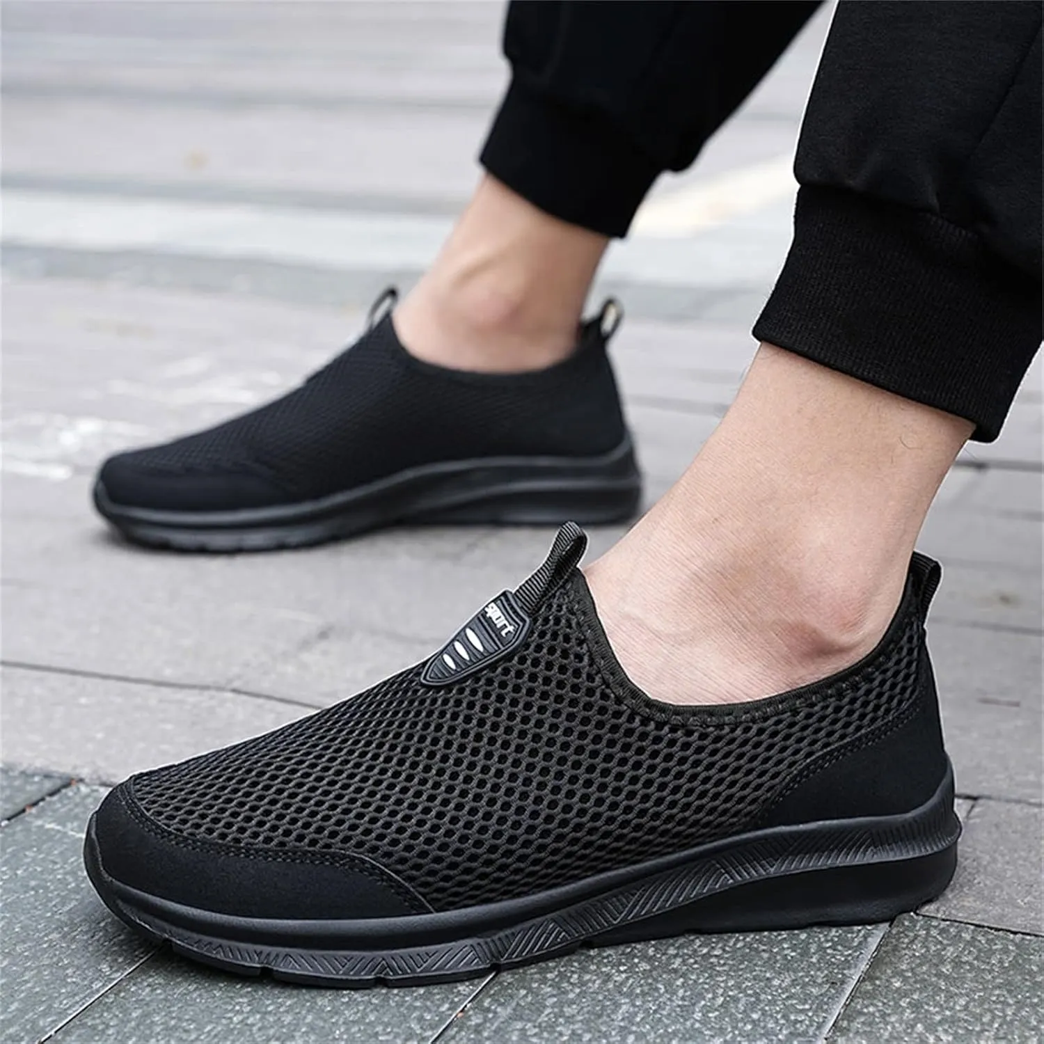Sneakers for Men Work Shoes Lightweight Comfortable Sneakers Slip-Resistant Composite Toe Shoes