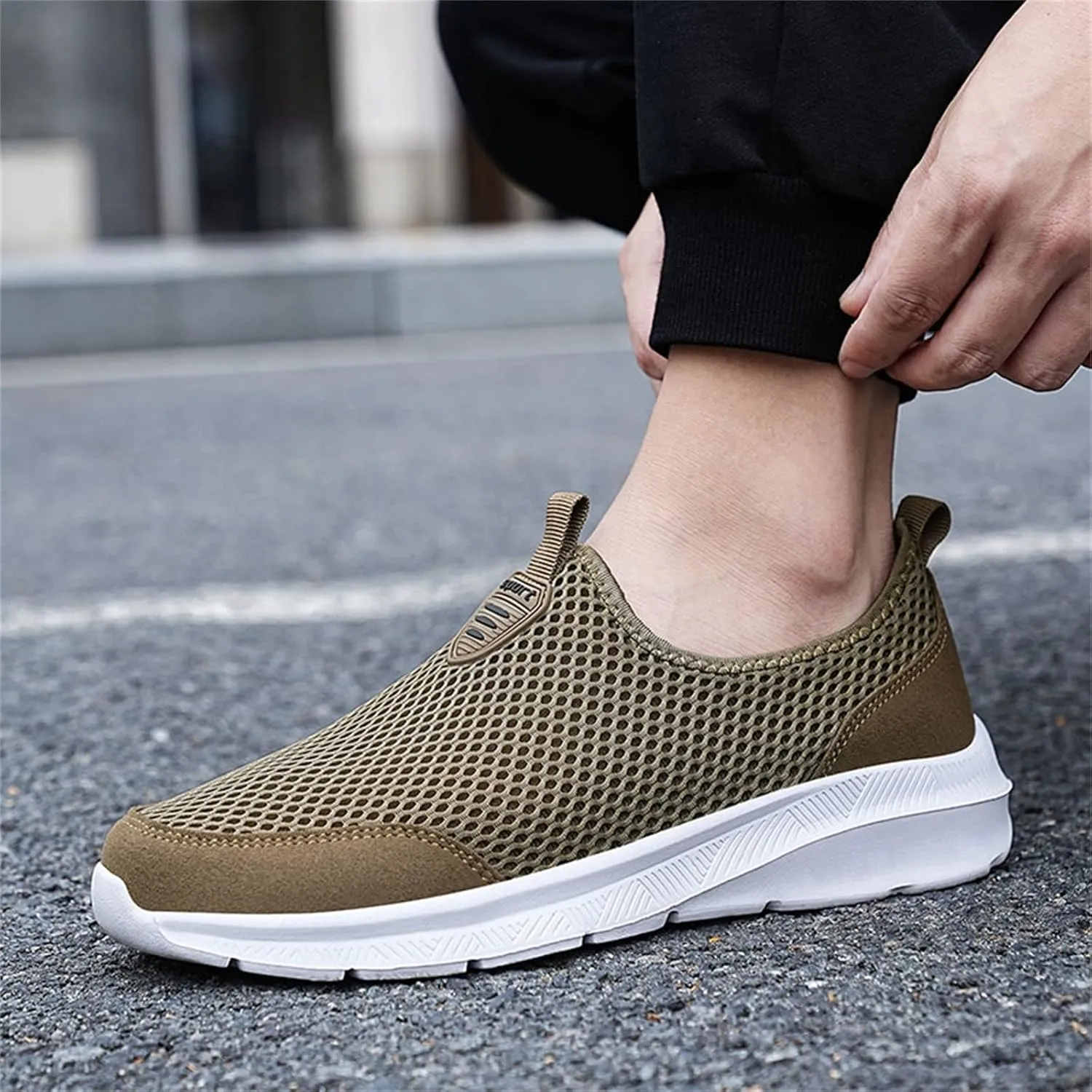 Sneakers for Men Work Shoes Lightweight Comfortable Sneakers Slip-Resistant Composite Toe Shoes