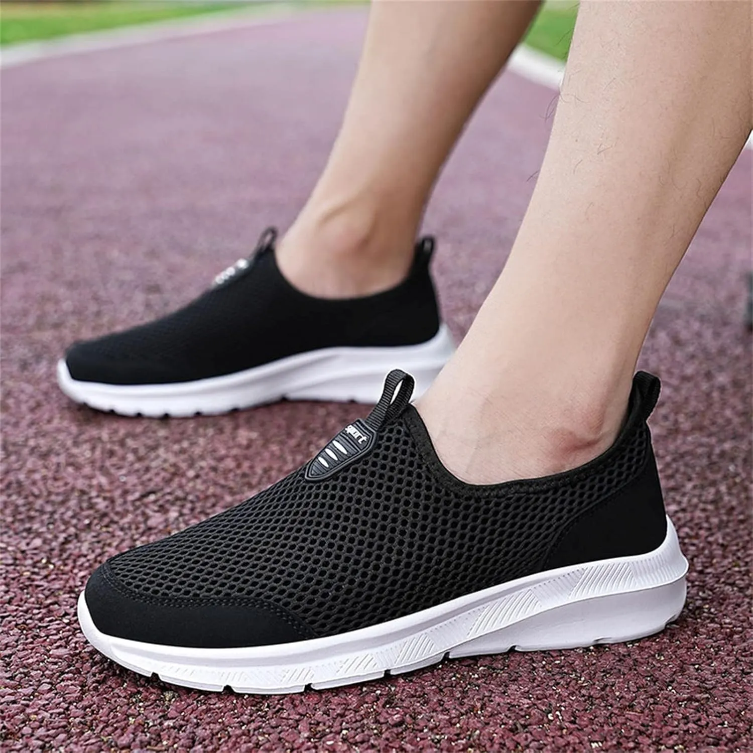 Sneakers for Men Work Shoes Lightweight Comfortable Sneakers Slip-Resistant Composite Toe Shoes
