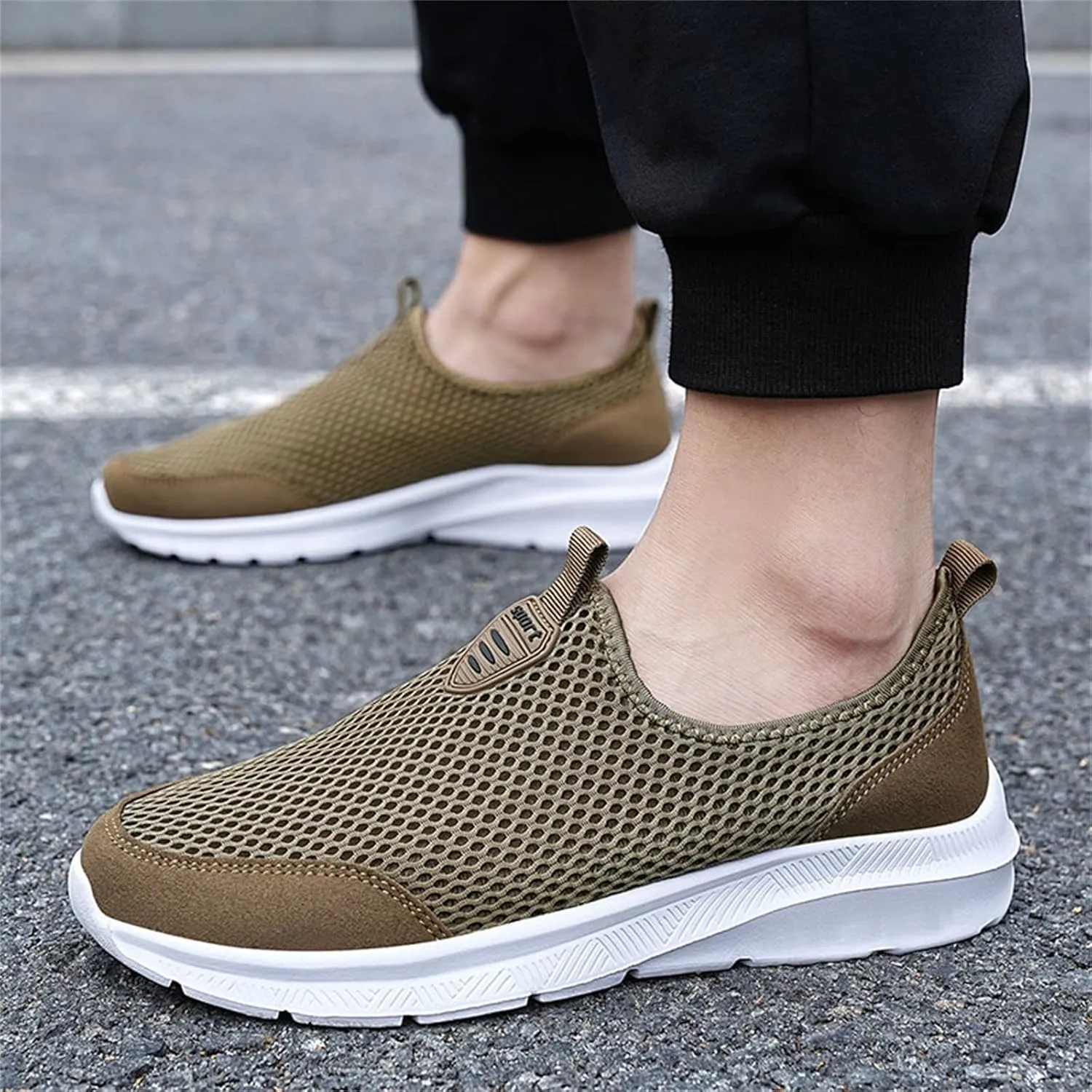 Sneakers for Men Work Shoes Lightweight Comfortable Sneakers Slip-Resistant Composite Toe Shoes