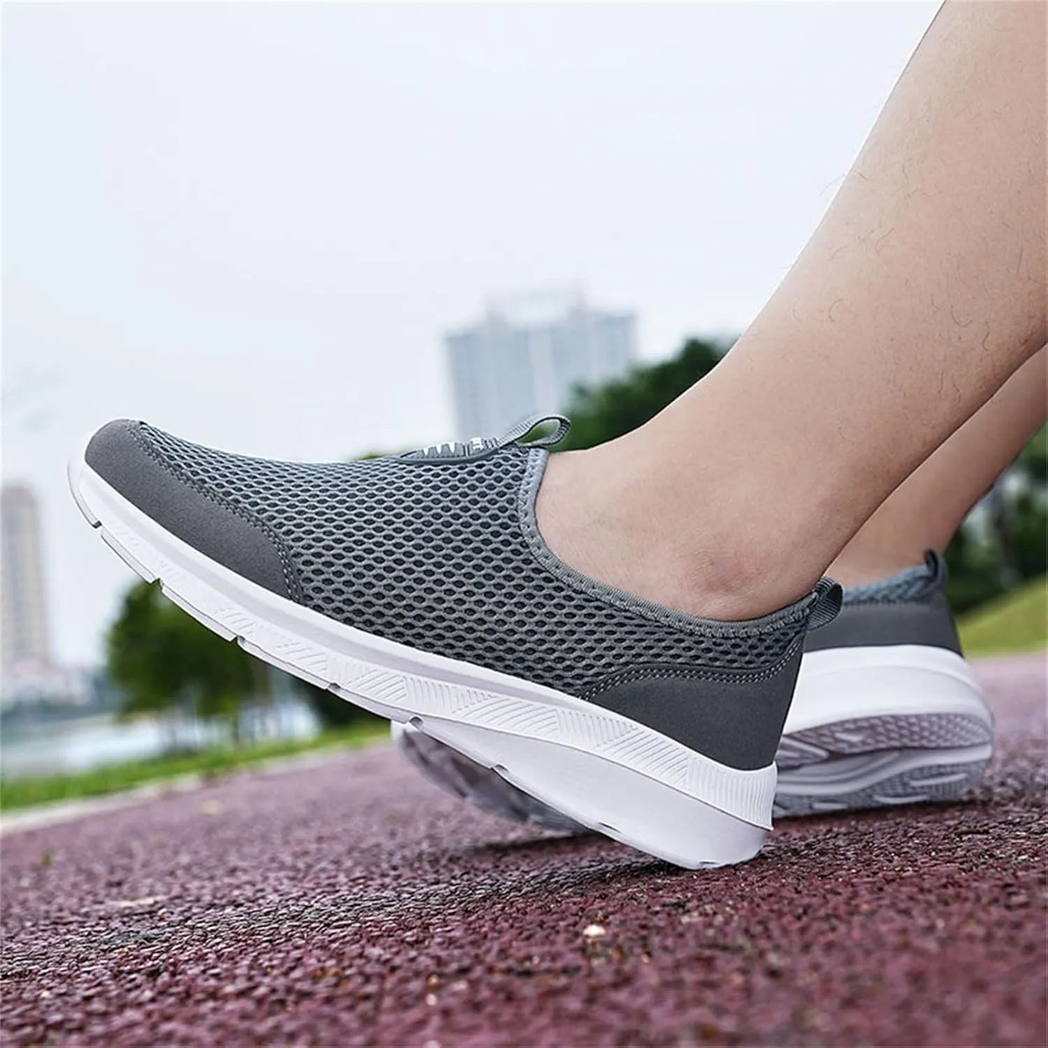 Sneakers for Men Work Shoes Lightweight Comfortable Sneakers Slip-Resistant Composite Toe Shoes