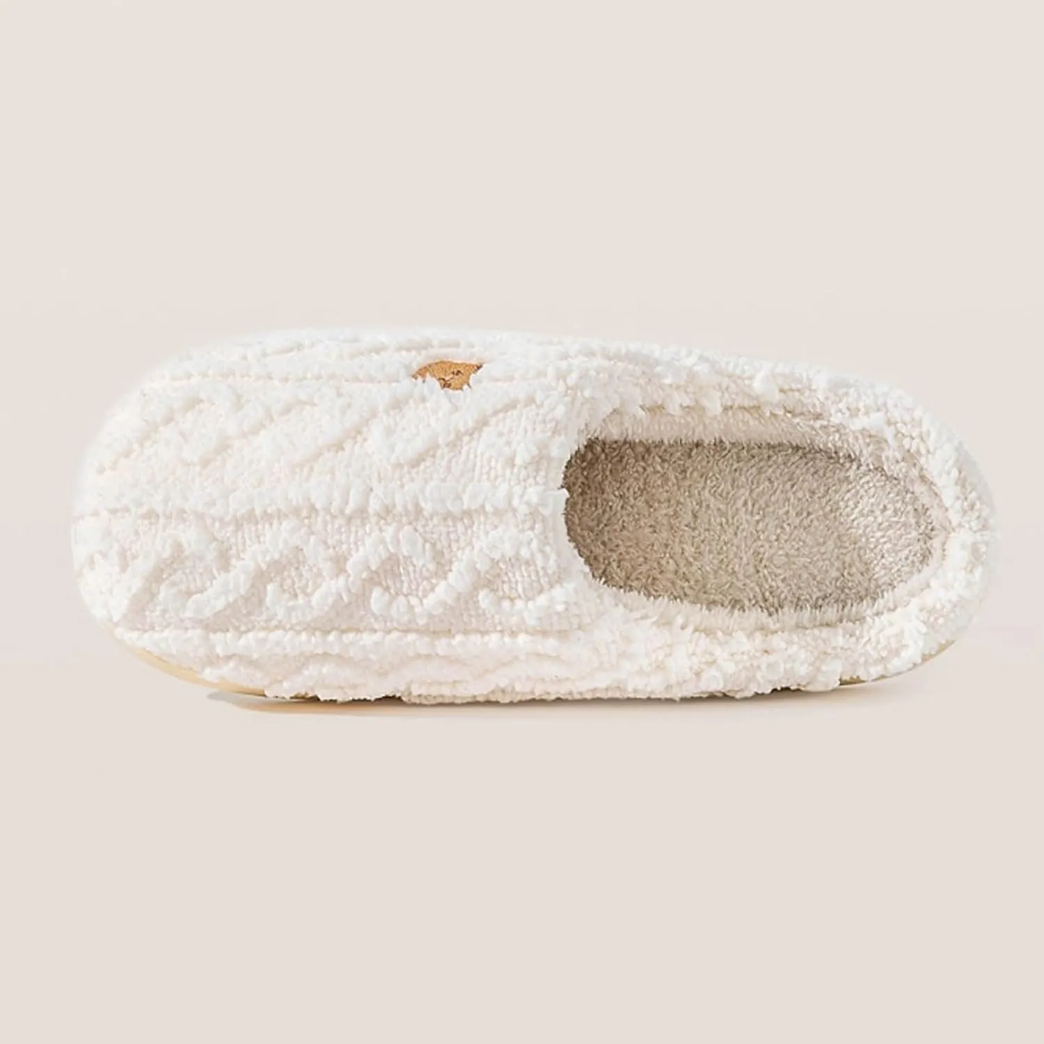 Soft Bear Pattern Plush Slippers Super Cute & Insulated Effortless Slip On For Cozy Indoor Outdoor Slipper Boots