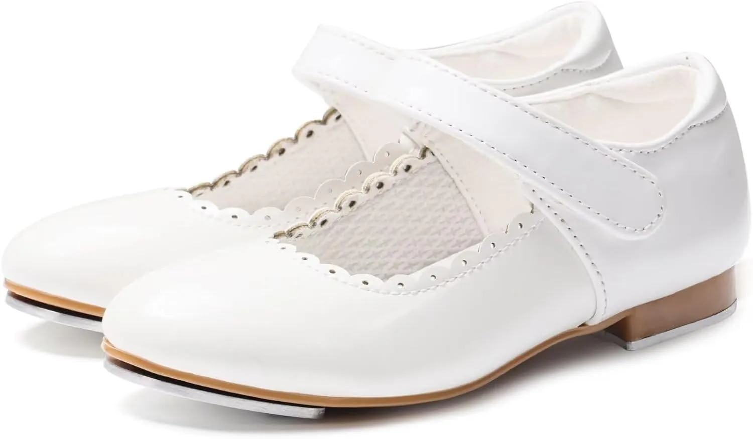 Tap Dance Shoes for Girls(Toddler/Little Kid/Big Kid),Easy on/Off Design.