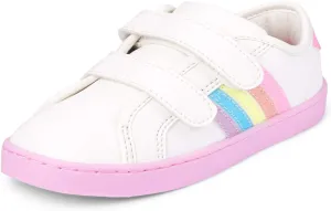 The Children's Place Baby-Girl's Rainbow Velcro Sneakers