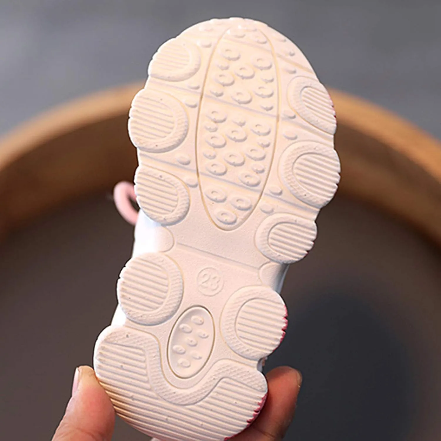 Toddler Boys Girls Sneakers Kids Water Proof Leather Shoes Lightweight Anti-Slip Tennis Walking Sock Shoes