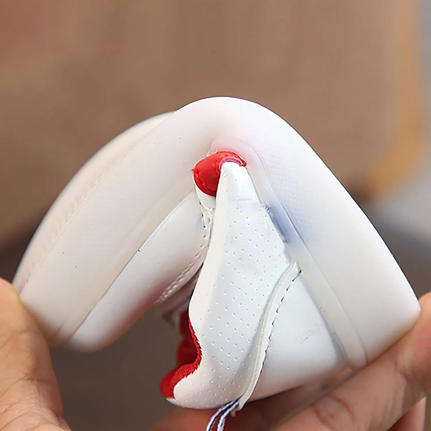 Toddler Infant Strap Shoes Lightweight Board Rubber Sole Shoes Children Boys Girls Solid Color Adjustable Flats Sneakers