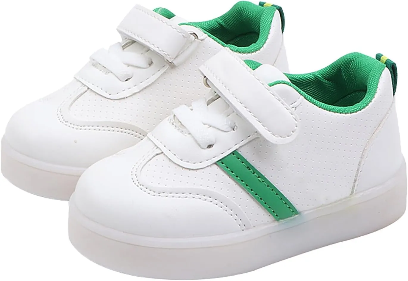 Toddler Infant Strap Shoes Lightweight Board Rubber Sole Shoes Children Boys Girls Solid Color Adjustable Flats Sneakers