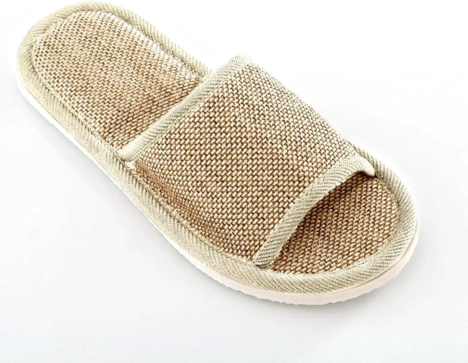 Washable House Slippers For Guests Unisex Disposable Indoor Travel Slipper With Thick Sole Non Slip Open Toe Slipper