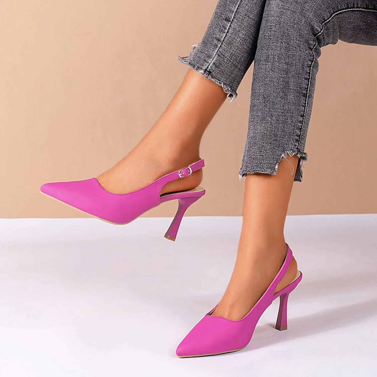 Women Casual Wedge Sandals Low Heel Summer Dressy Open Toe Elastic Ankle Strap Comfortable Platform