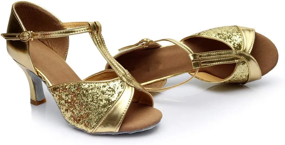 Women Chunky Heel Sandals Open Toe Strappy Ankle Strap Square Toe Comfortable Shoes