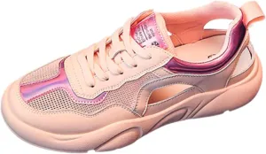 Women Fashion Casual Sneakers Canvas Lace-Up Loafers Lightweight Ladies Shoes Flat Soft Soled Comfortable Shoes Lightweight