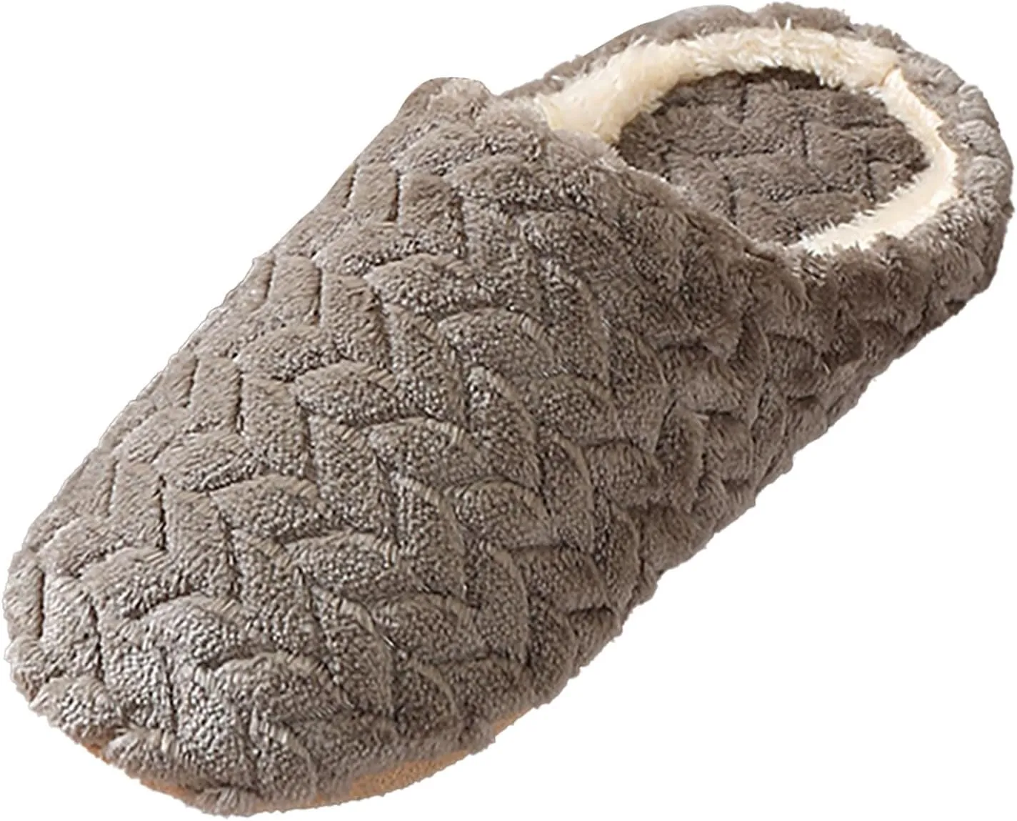 Women Guest Anti Skid Memory Foam Slippers Couple Comfy Fluffy Flat House Shoes Anti-Slip Fall Indoor Plush Slippers Slide Outdoor Slip On for Women Cozy Indoor and Outdoor Non-Slip Soft