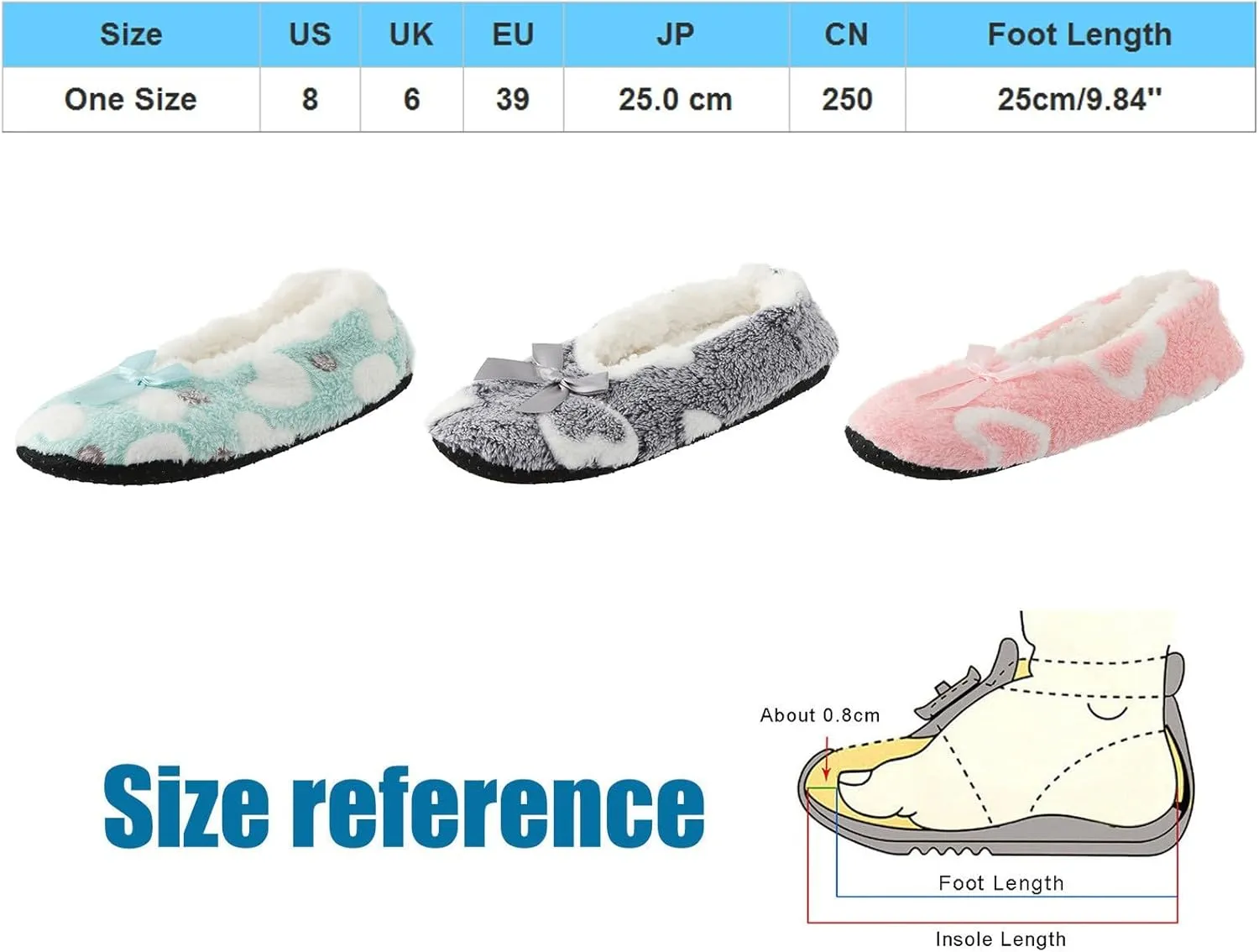 Women Shoes Home Warm Floor Socks Wool Indoor Socks Plus Velvet Cotton Slippers Warm Cozy Slippers for Women Size
