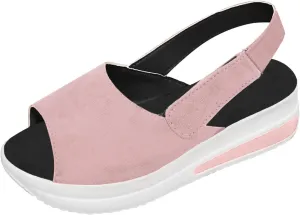 Women's Espadrille Sandals Low Wedge Platform Open Toe Buckle Ankle Strap Espadrilles Wedge Sandals Casual Shoes for Summer Beach Vacation Outfits Walking All Day