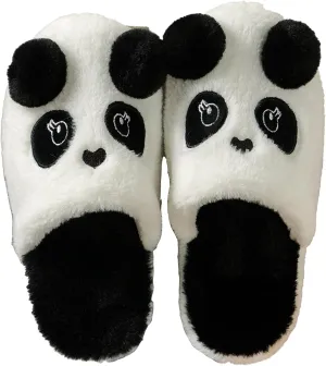 Womens Fuzzy Cute Animal Slippers, Plush Slippers Rubber Anti Slip Home Indoor Outdoor Slippers