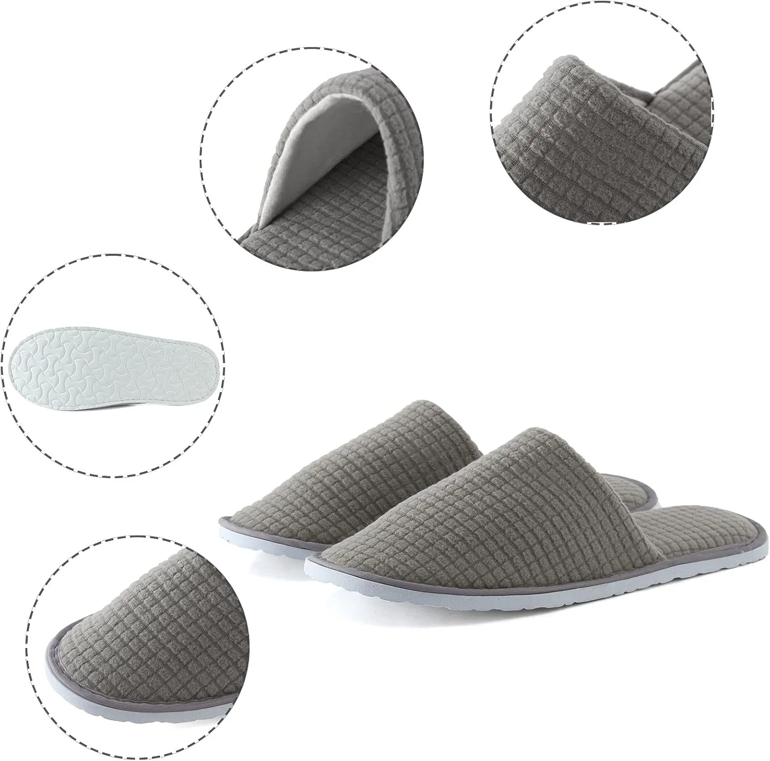Women's Fuzzy Slippers House Slippers Cartoon Home Cotton Slippers Slip-On Cozy Indoor Outdoor Anti-Skid Slippers